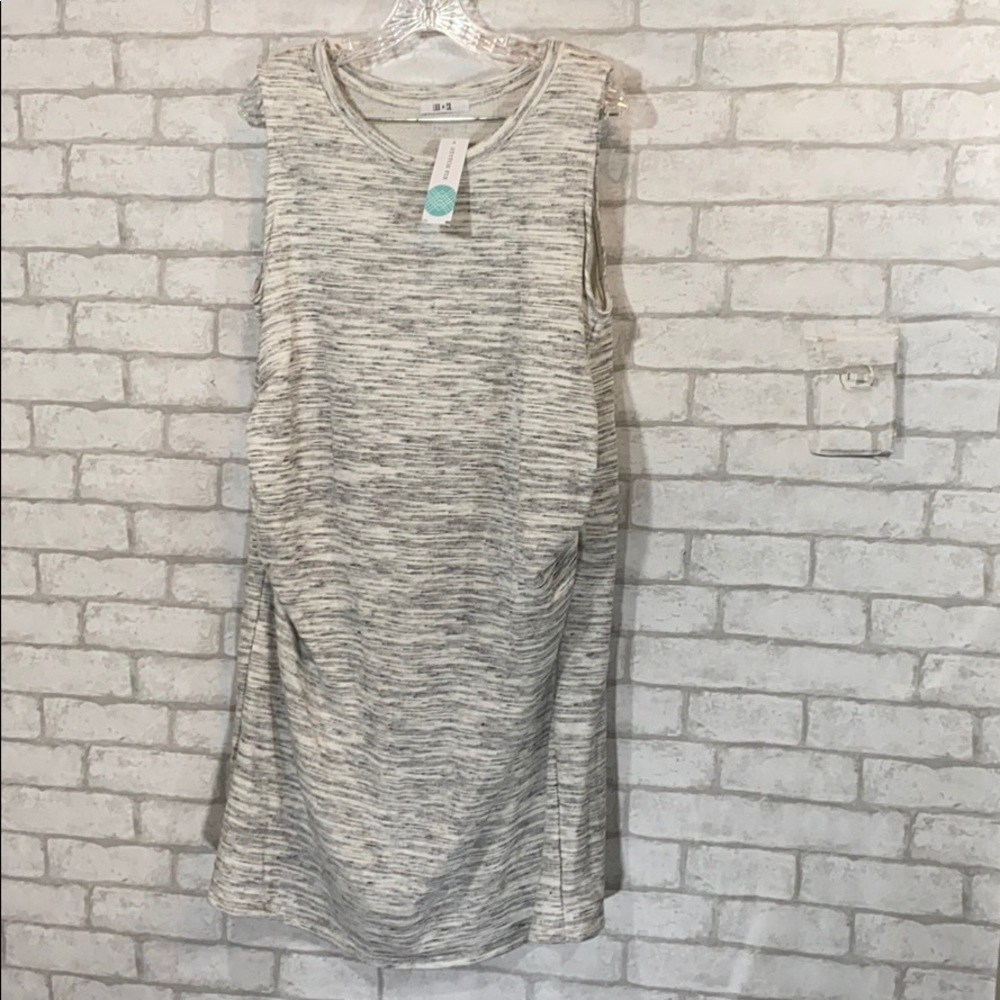 Lux & Co melek maternity French terry dress XXL
